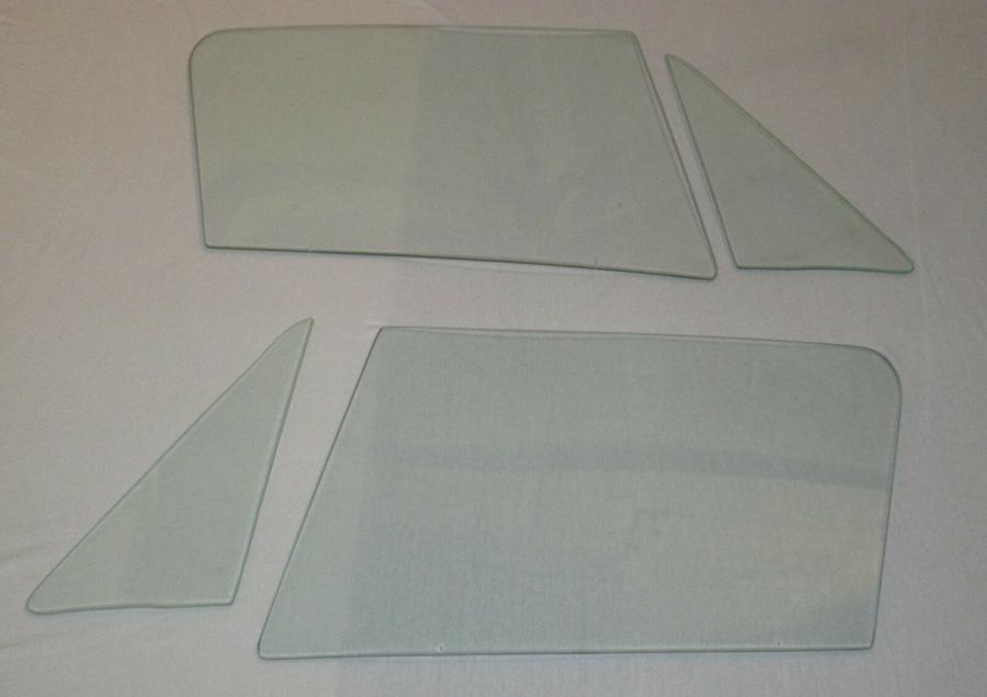 1963-1967 Chevrolet Corevtte 2 Door Hardtop Coupe Sting Ray Side Glass Set SS-VET-63-67-2C