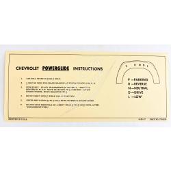 1958 Chevrolet Powerglide Transmission Operation Instructions Sleeve 58 Chevrolet Powerglide Transmission Operation Instructions