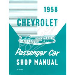 1958 Chevrolet Passenger Car Shop Manual 58 Chevrolet Passenger Car Shop Manual