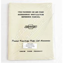 58 Chevrolet Passenger Cars and Truck Accessories Installation Manual