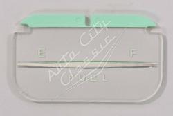 1958 Chevrolet Passenger Cars Fuel Lens Face Plate