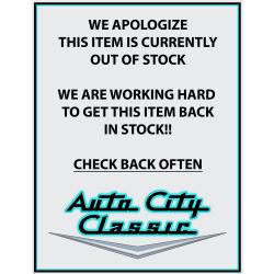 58 Chevrolet "Impala" Dash Script