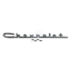 58 Chevrolet Impala Continental Trim Script "Chevrolet"