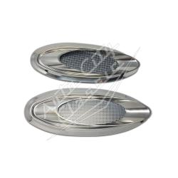58 Chevrolet Exhaust Ports- Pair
