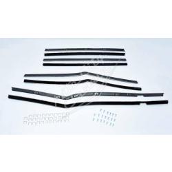 58 Chevrolet Bel Air 4 Door Sedan Window Weatherstrip Fuzzy Kit