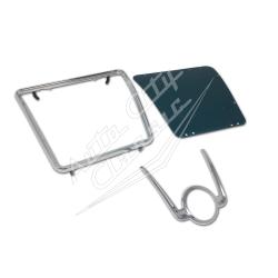 58 Chevrolet Impala Rear Speaker Grille, Outer Frame and "U" Shaped Retainer