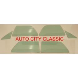 1963-1964 Ford Galaxie 4 Door Hardtop 57B, 57C Side Glass Set 634GAL4HTSS