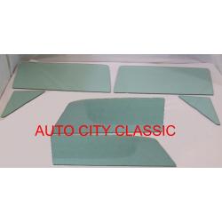 1964 Ford Galaxie 4 Door Sedan 54A, 54B, 54E Side Glass Set 64GAL4SEDSS