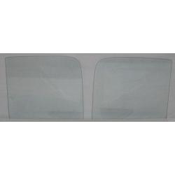 1949-1960 Willys Utility Wagons 2 Piece Rear Tail Gate Back Glass B2844S