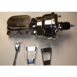 1968-1972 Chevrolet Nova Chrome Brake Booster 7" Dual Diaphragm 6872NOVABRK