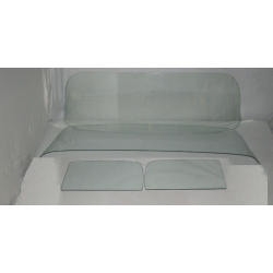1955-1959 Chevrolet / GMC Cab Complete Glass Package Large Back Vent Delete CG-CVY-55-59-PU-B-VD