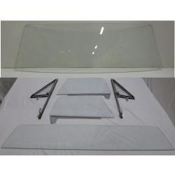1967-1972 Chevrolet / GMC Pickup Complete Glass Package Post Assembled Side Glass Set Large Back Glass CG-CVY-67-72-PU-B-SSAP