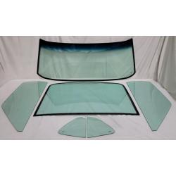 1969 Ford Mustang 2 Door Hardtop Fastback Complete Flush Mount Glass Package (Jan-Oct) CG-MSTG-69-FB-GLUE-NM