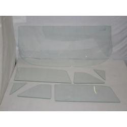 1963-1964 Buick/ Chevrolet / Oldsmobile / Pontiac Convertible Windshield and Side Glass Set 6364CONWSS