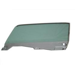 1967-1968 Ford Mustang Convertible Left Assembled Door Glass D3760A