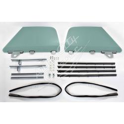 1967-1972 Chevrolet / GMC Pickup and Utility Assembled Vent Delete Door Glass Kit D4501VD-KIT