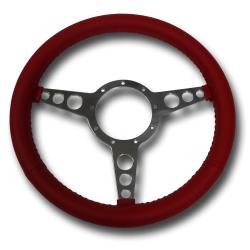 3 Spoke Red Flat Steering Wheel SC1433