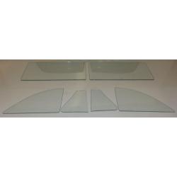 1941-1942, 1946-1948 Chevrolet /Oldsmobile / Pontiac 2 Door Sedan Touring Side Glass Set SS-COP-41-48-2S