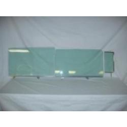 1955-1957 Chevrolet / Pontiac 4 Door Sedan  Assembled Side Glass Set with Stationary Quarters SSA-5557CV4S
