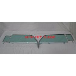 1955-1957 Chevrolet Nomad / Pontiac Safari Wagon Flat 4 Piece Assembled Side Glass Set SSA-5557NMD4P