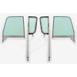 1955-1959 Chevrolet / GMC Cab and Panel Delivery Post Assembled Side Glass Set SSAP-CVY-55-59-PU