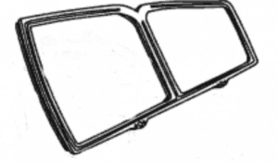 1949-52 Chevy / Pontiac Wagon 2 Piece Windshiled Gasket