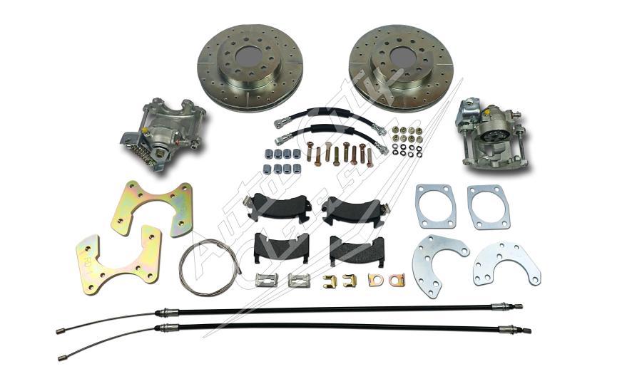 Ford 9" Large Old Bearing Rear Disc Brake Conversion Wheel Kit