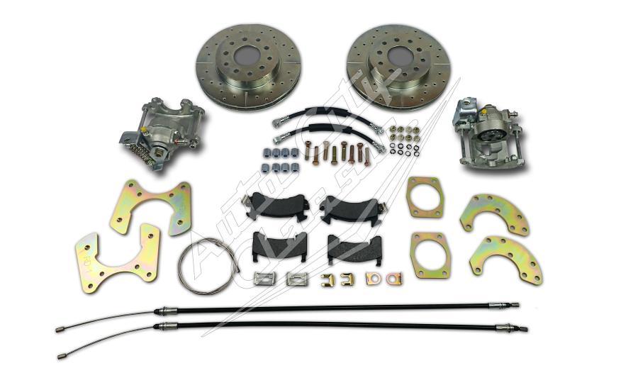 Ford 8" or 9" Small Bearing Rear Disc Brake Conversion Wheel Kit
